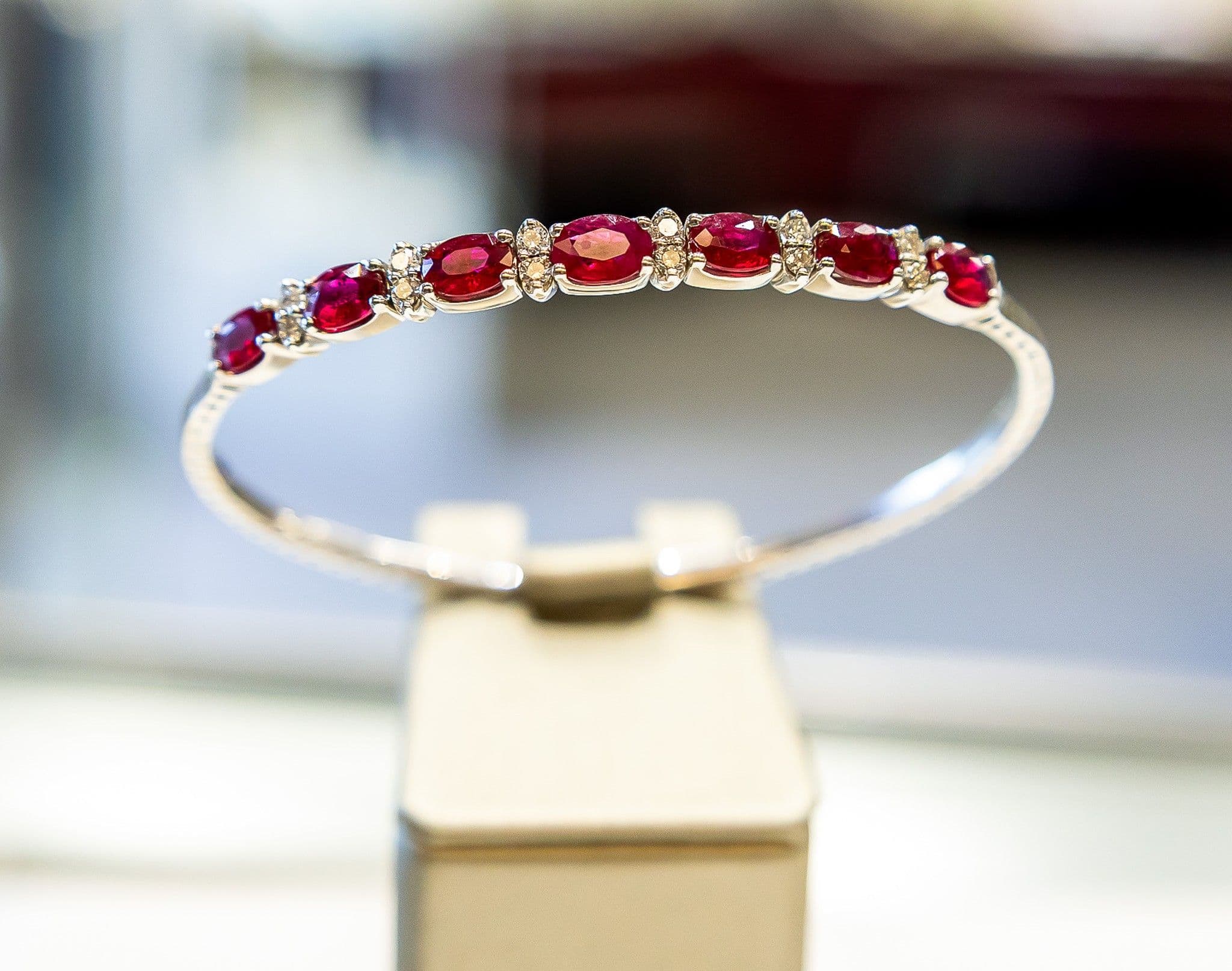 Ruby & diamond bracelet